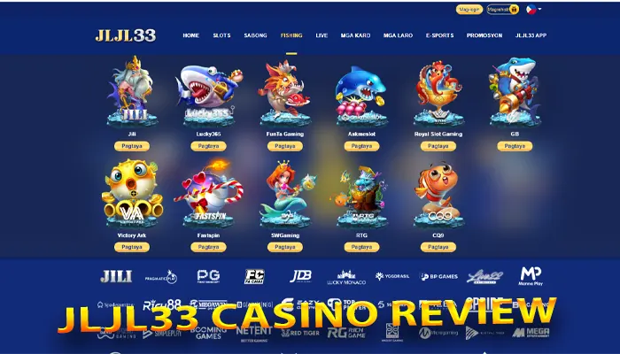 Fish shooting game available on JLJL33 casino