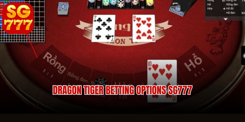 Dragon Tiger SG777 betting options explained